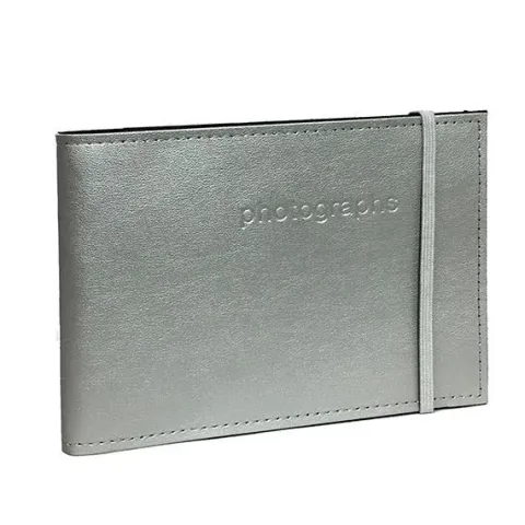 Profile Citi Leather Slip-in Silver Album 4x6