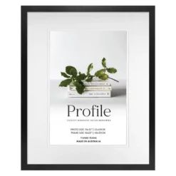 Profile Deluxe Black 16x20" Frame - 10x15" Opening