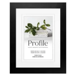 Profile Deluxe Black 6x8" Frame - 4x6" Opening