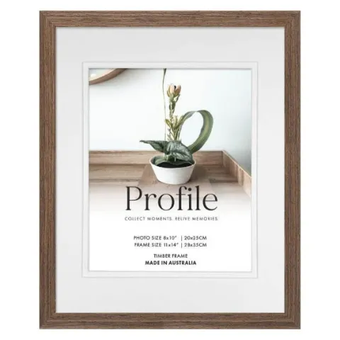 Profile Deluxe Chestnut 11x14" Frame - 8x10" Opening