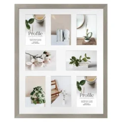 Profile Deluxe Stone Ash 16x20" Frame - 8x 4x6" Photos