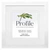 Profile Deluxe White 8x8" Frame - 5x5" Opening