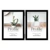 Profile Eternal Black 5x7" V/Double Frame