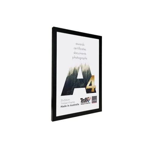 Profile Frame Certificate Black A4