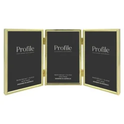 Profile Habitat Brass Photo Frame - 3x 4x6"