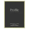 Profile Habitat Brass Photo Frame - 6x8"