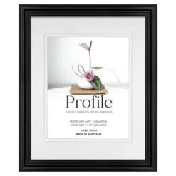 Profile Hawthorne Black 11x14" Frame - 8x10" Opening