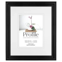 Profile Hawthorne Black 10x12" Frame - 6x8 Opening