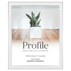 Profile Metal Eternal White 8x10" Photo Frame