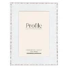 Profile Noble White Gold 4x6" Photo Frame