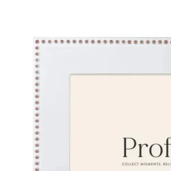 Profile Noble White Gold 8x10" Photo Frame