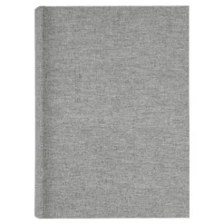 Profile Plush Linen Grey 300 4x6 Photos Slip In Photo Album