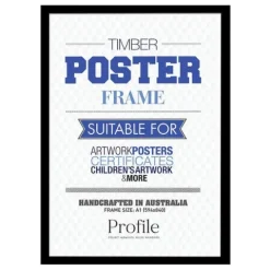 Profile Poster A1 Frame - Black