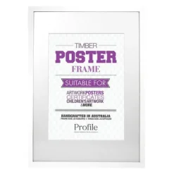 Profile Poster A2/A3 Frame - White