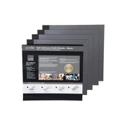 Profile Self Adhesive Refill 275x300 Black - 10 Pages (5 Sheets)