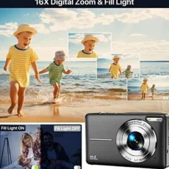 Pulse DC44 Digital Compact Camera w/32GB Card- Green