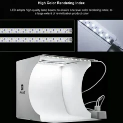 PULUZ Portable Studio Kit ( 9" Tent & LED Lighting Kit)
