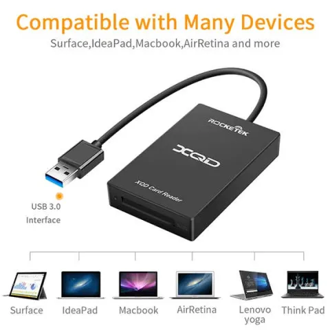 Rocketek USB 3.0 XQD Card Reader