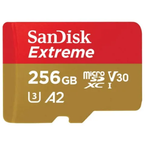 SanDisk Extreme 256GB Micro SDXC Card 190MB/S