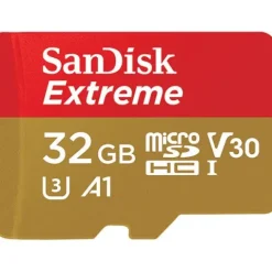 Sandisk Extreme 32GB Micro SDHC Card - UHS-I A1  100MB/s