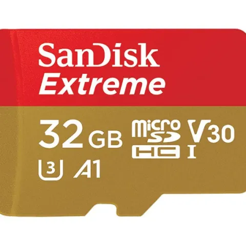 Sandisk Extreme 32GB Micro SDHC Card - UHS-I A1 100MB/s