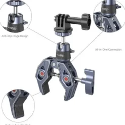 Smallrig Super Clamp with Ballhead, Camera Mount Clamp