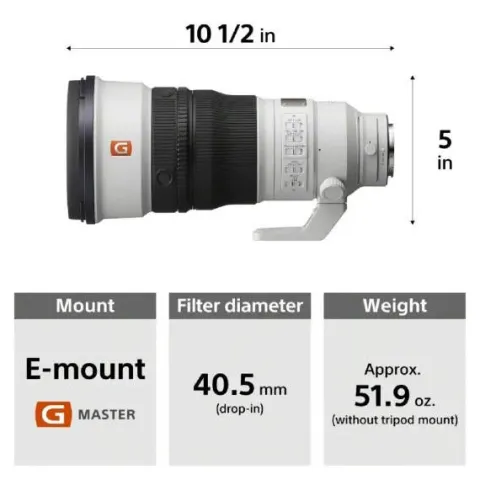Sony FE 300mm f2.8 GM OSS Lens