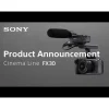 Sony FX30 Cinema Line w/80GB CF Express Card