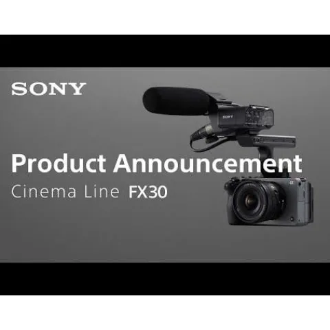 Sony FX30 Cinema Line w/80GB CF Express Card