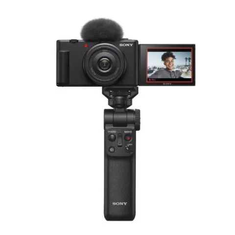 Sony ZV-1F + GP-VPT2BT Grip - Black