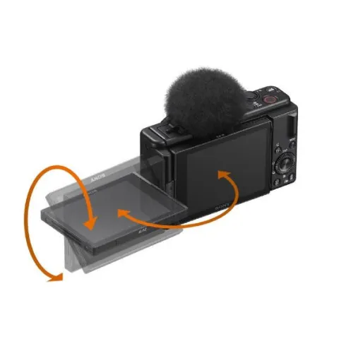 Sony ZV-1F + GP-VPT2BT Grip - Black