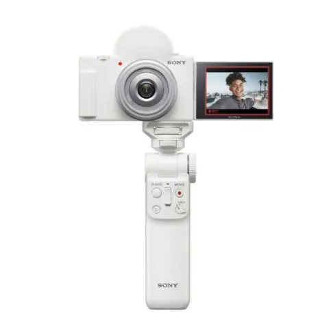 Sony ZV-1F + GP-VPT2BT Grip - White