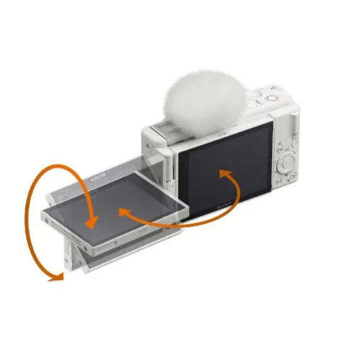 Sony ZV-1F + GP-VPT2BT Grip - White