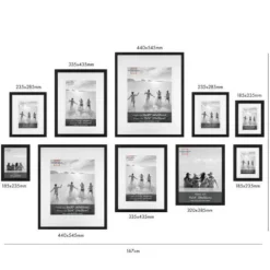 Studio Nova Gallery Frame Set of 10 - Black