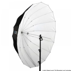 Xlite 165cm Deep Parabolic Umbrella Black/White